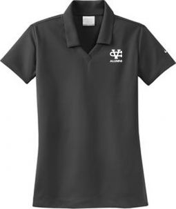 Ladies Nike Dri-Fit Micro Pique Polo, Anthracite